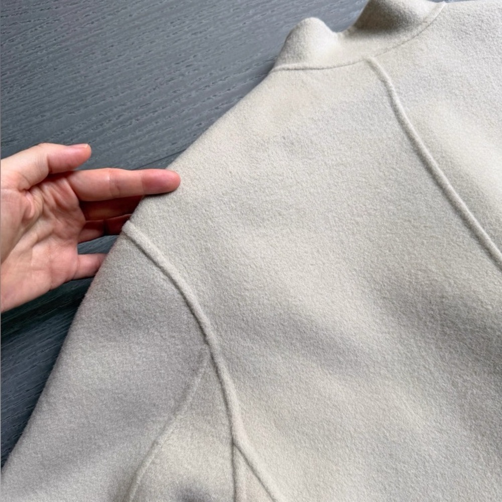 Soeur Windosr Coat Chalk S Wool Jacket - Picture 6 of 16